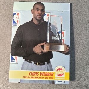 Chris Webber 1993-94 NBA Rookie of The Year Skybox 259‎